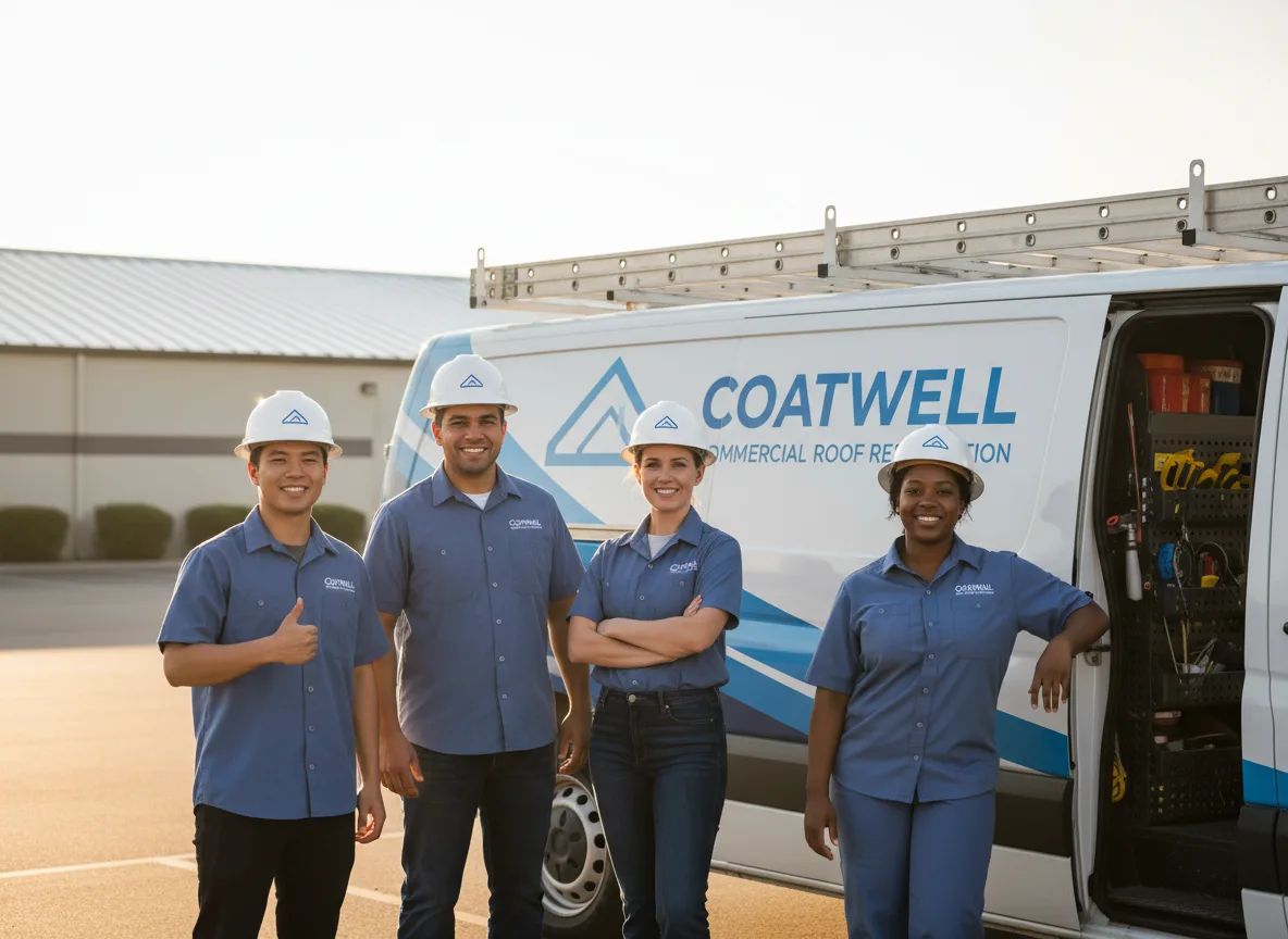 Commercial roof coating company in Saucier, MS